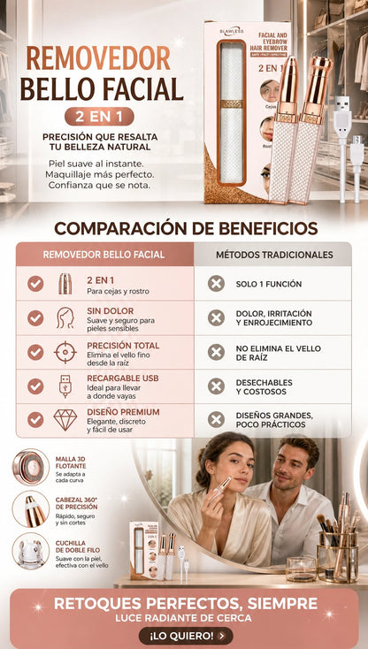 REMOVEDOR VELLO FACIAL