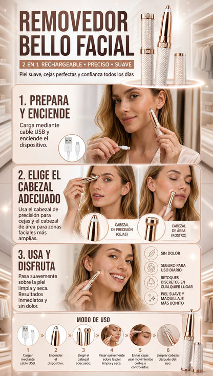 REMOVEDOR VELLO FACIAL
