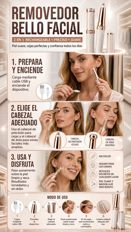 REMOVEDOR VELLO FACIAL