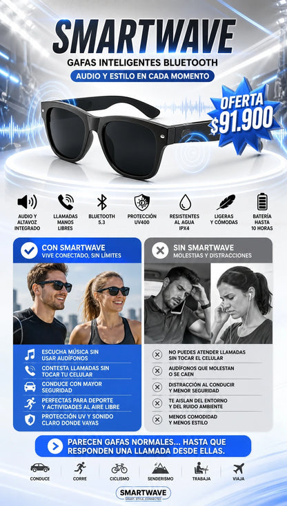 SMARTWAVE GAFAS INTELIGENTES