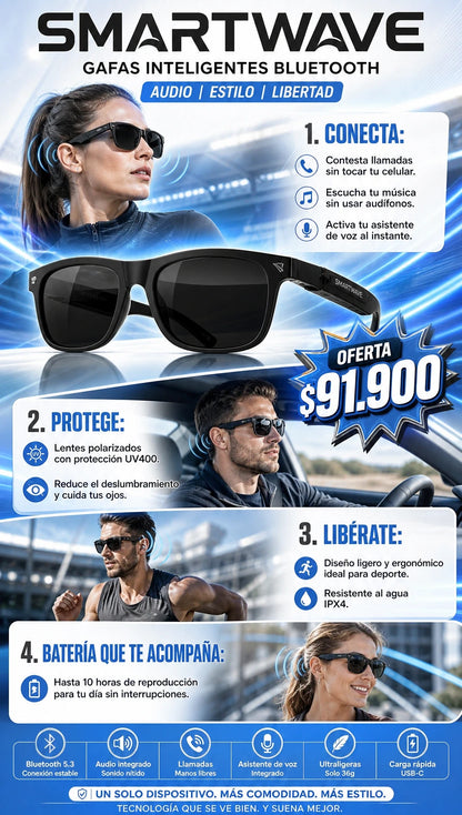 SMARTWAVE GAFAS INTELIGENTES